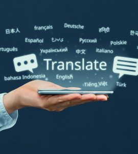 Student learning Hindi language contributing to AI translation at Somaiya