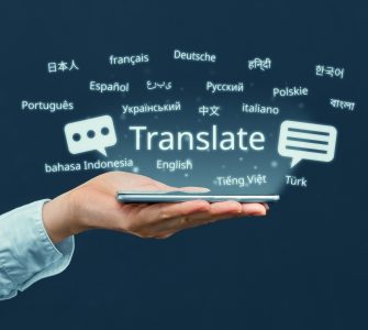 Student learning Hindi language contributing to AI translation at Somaiya